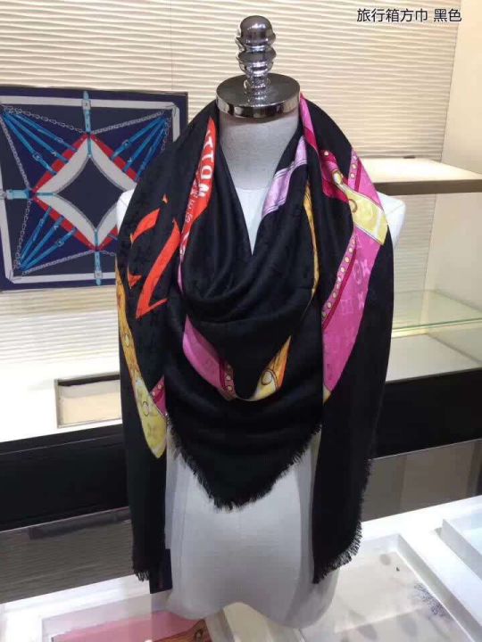 Replica 2018 LV Monogram Canvas Silk Square Women Scarves