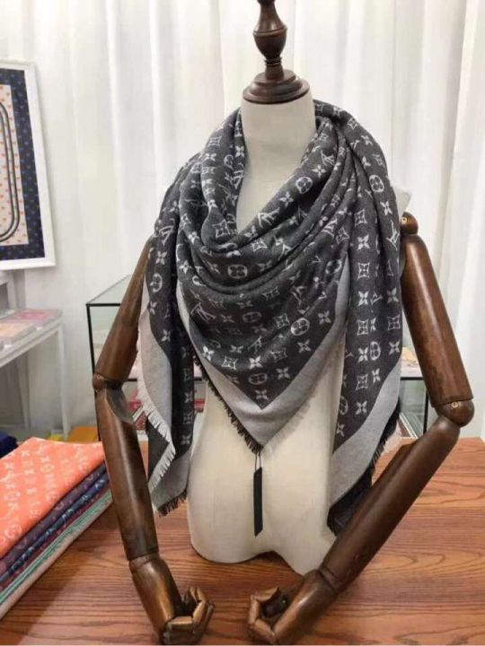 Replica LV 140*140cm 60% Silk 40% Wool Square Women Scarves