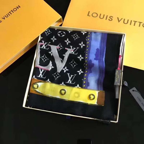 Replica 2018 LV 300 Cashmere Silk Square Women Scarves