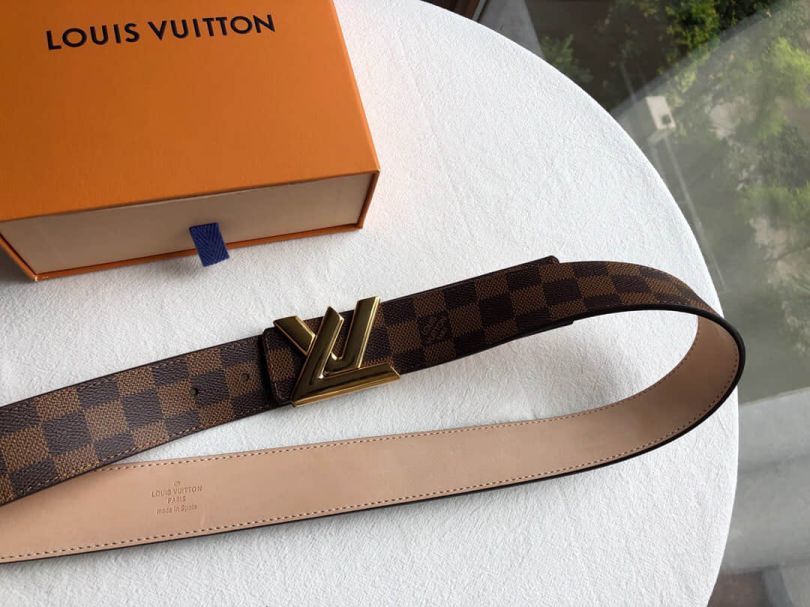 Replica 2018 LV Metal Buckle 38cm Men Belts