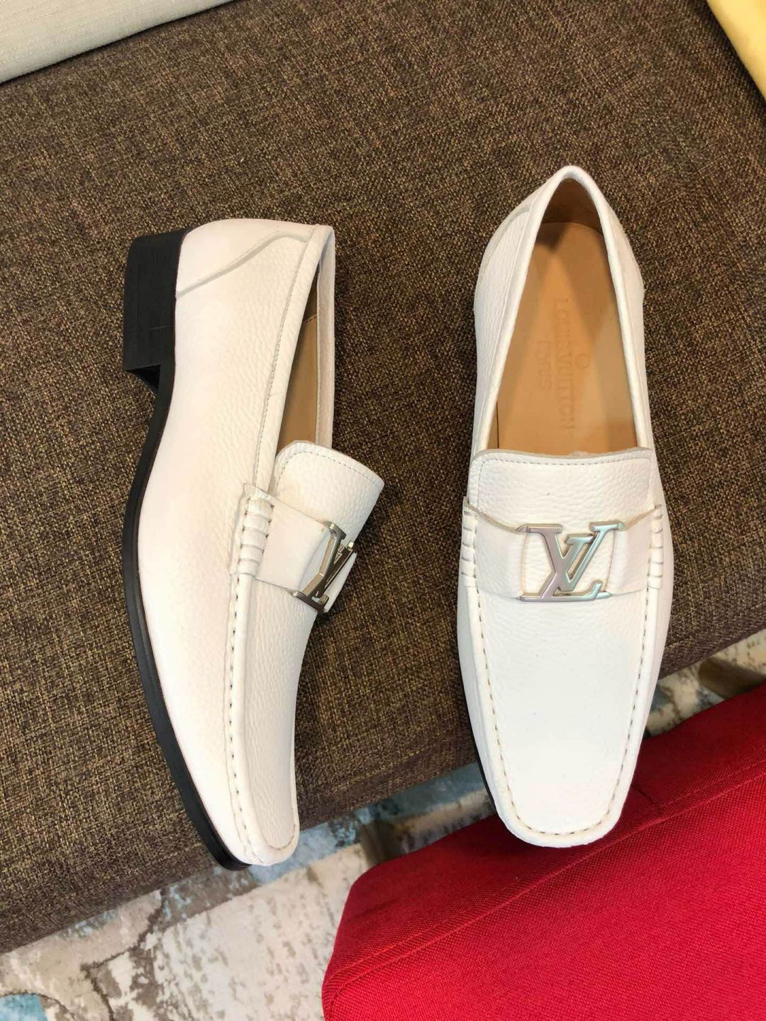 Replica LV Loafers Men Driver Shoes
