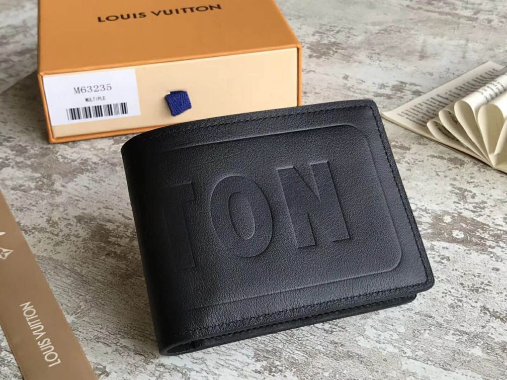 Replica LV Leather Multiple Bi Fold M63235 Wallets