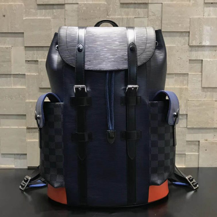 Replica LV 2018 Multicolor CHRISTOPHER Men M51457 Backpack Bags