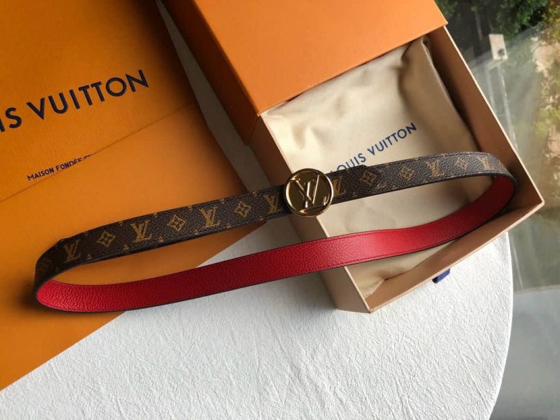 Replica 2018 LV Circle20MM Reversible Women Belts