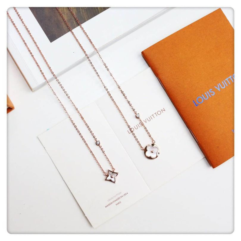 Replica LV 925 Silver k COLOR BLOSSOM 18K Q93520 Necklaces