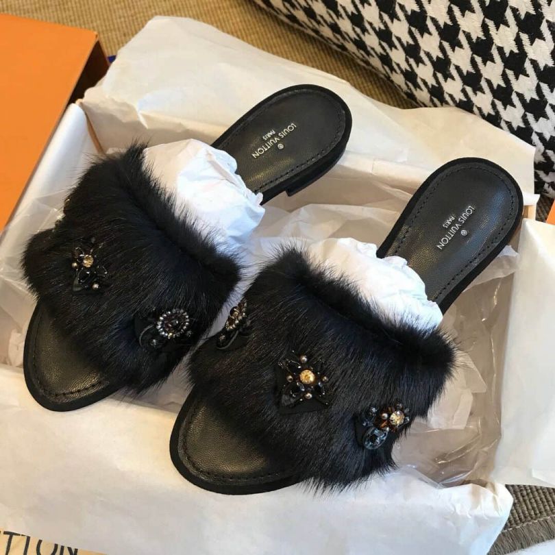 Replica 2018 LV Slippers Women Sandals