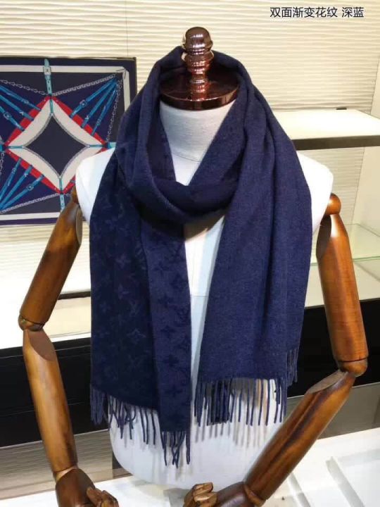 Replica LV Reversible Cashmere Men Scarves
