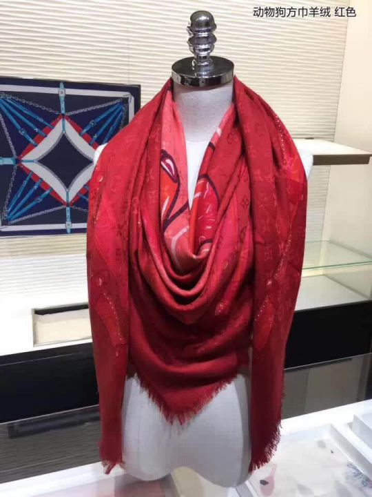 Replica LV Square Cashmere Women Scarves