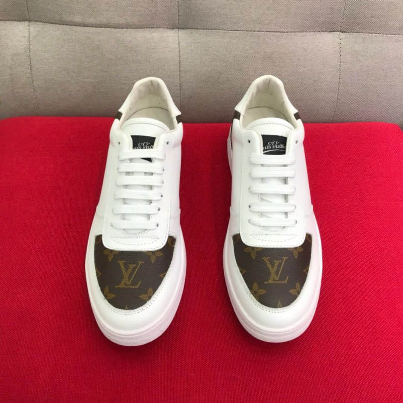 Replica LV Leather RIVOLI Sneakers 1A3MI3 Men Sandals