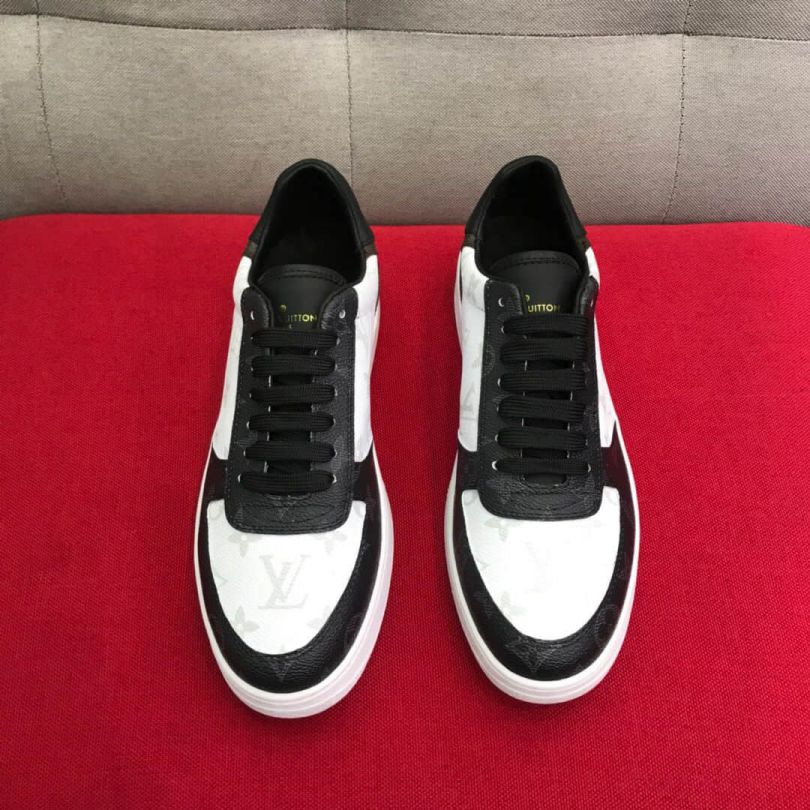 Replica LV Leather RIVOLI Men Sneakers