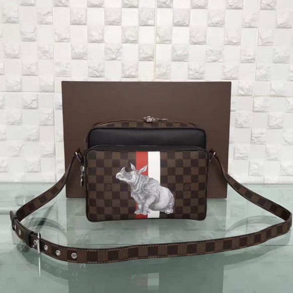 Replica LV N42704 NIL Small Damier Ebene Print Rhinoceros Crossbody Shoulder Bags