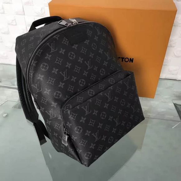 Replica LV M4320186 Apollo Monogram Eclipse Canvas Backpack Bags