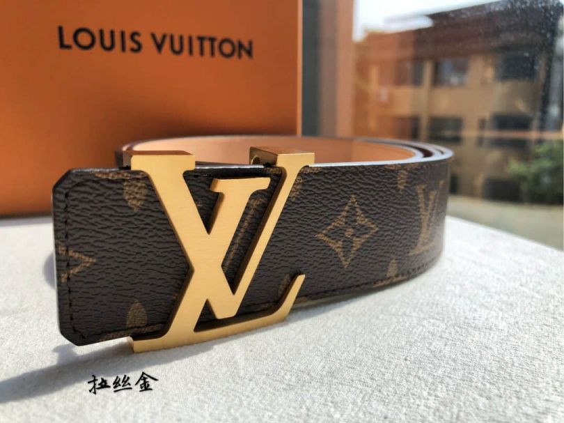 Replica LV Metal Buckle Classic Men Belts