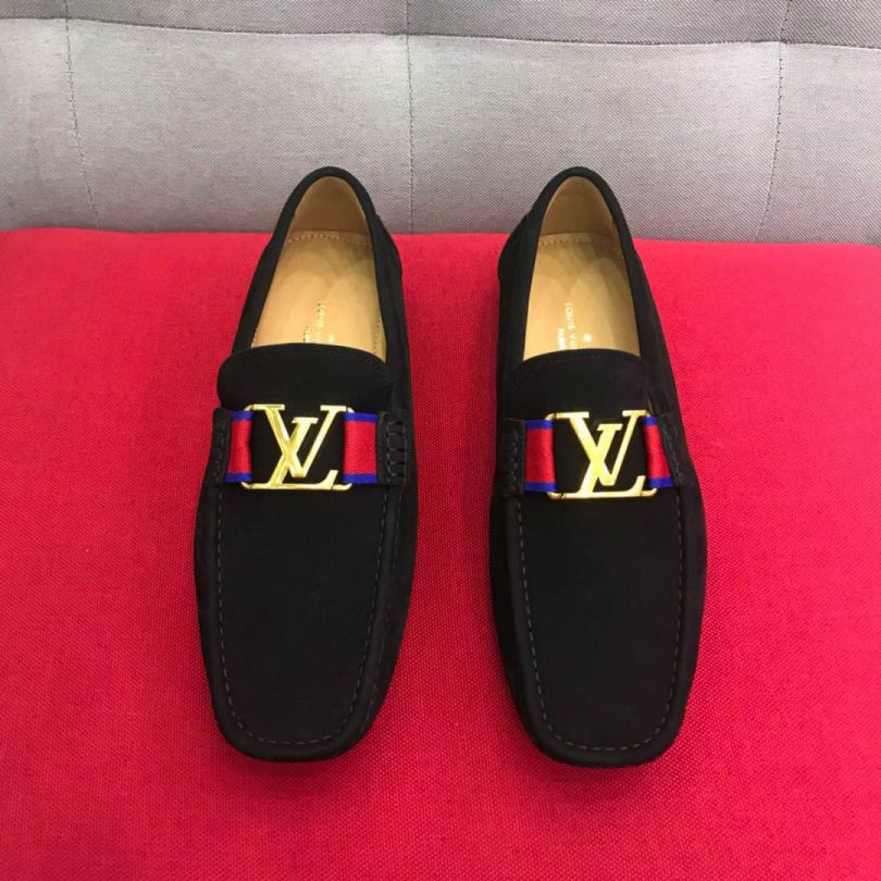 Replica LV Leather MONTE CARLO Men Casual Shoes