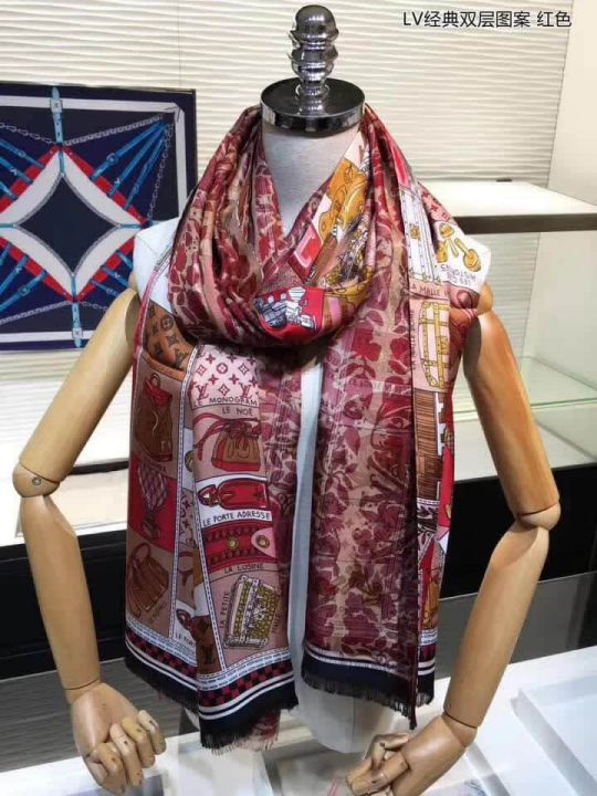 Replica 2018 LV Classic Double Women Scarves