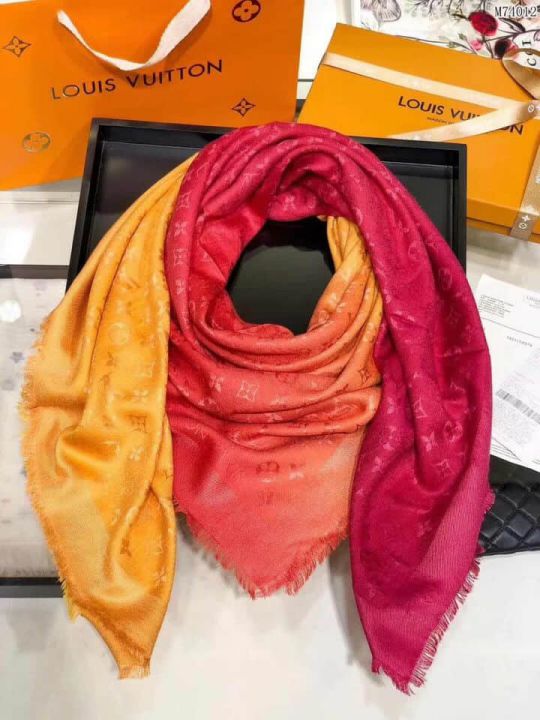 Replica LV Silk Cashmere Women Scarves