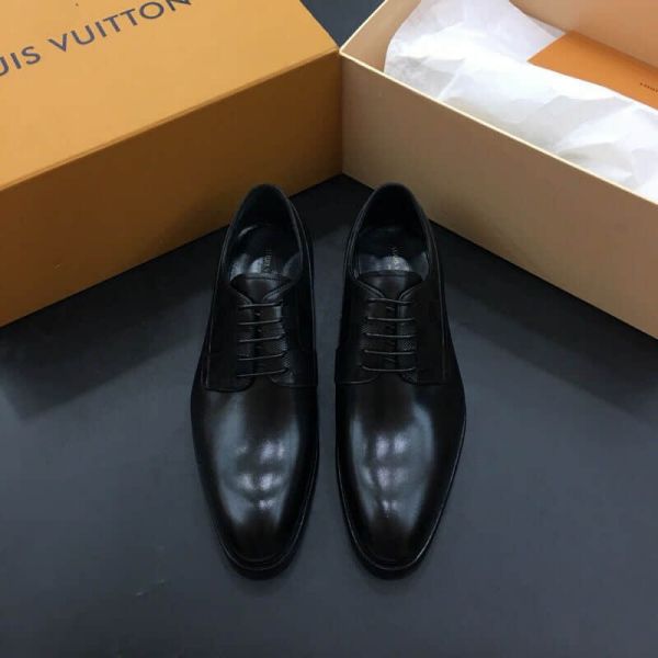 Replica LV Damier Leather HAUSSMANN Men Sandals