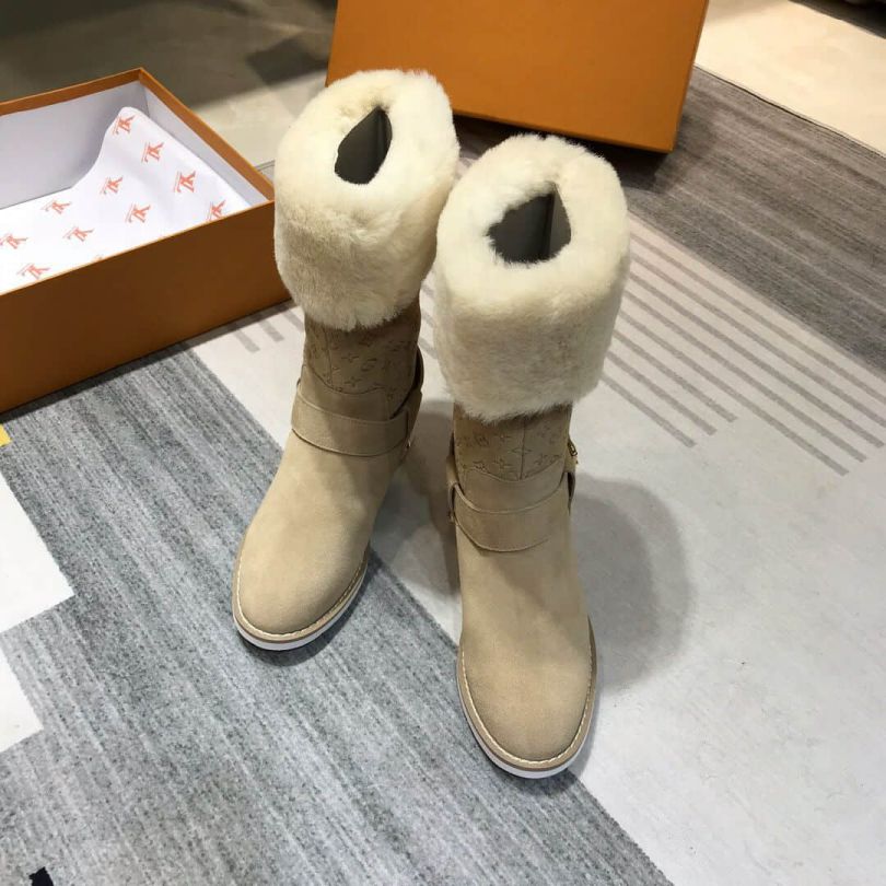 Replica LV 2018ss Leather Boots Women Sandals