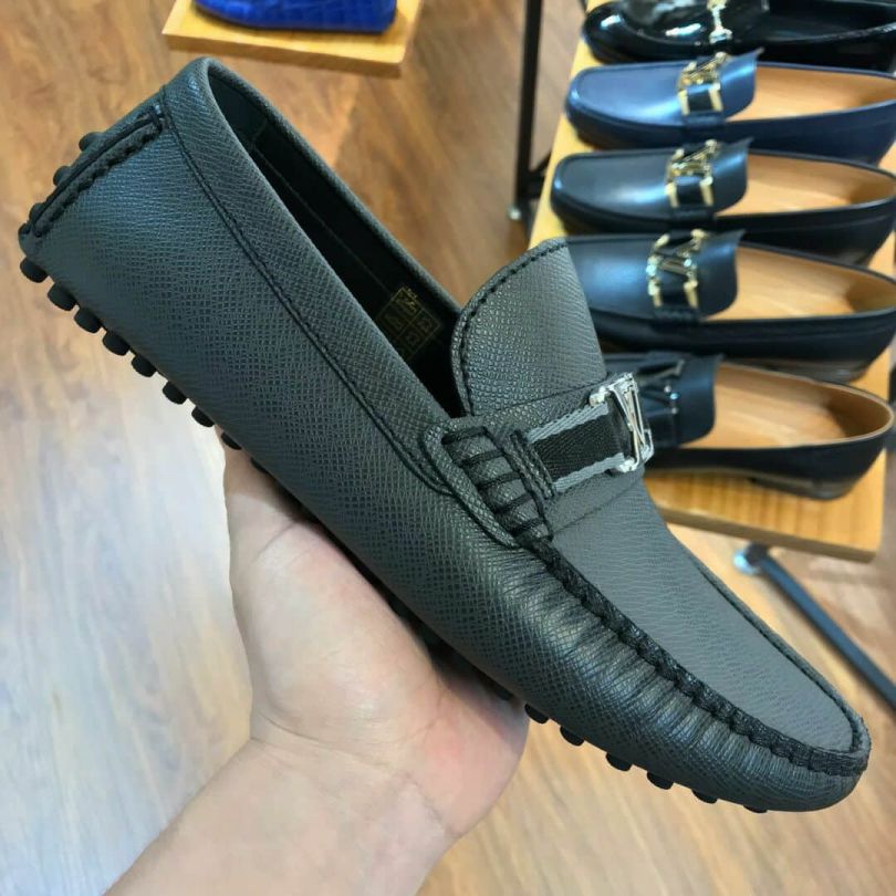 Replica LV Black HOCKENHEIM Men Driver Shoes