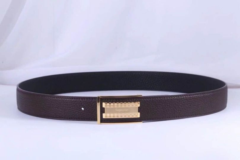 Replica LV x Supreme 35MM Reversible Men Leather Belts