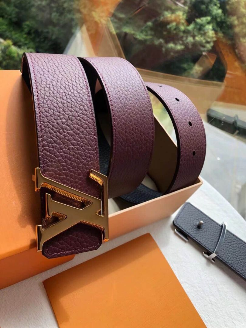 Replica LV Tilt Metal Buckle Reversible 40MM Men Belts