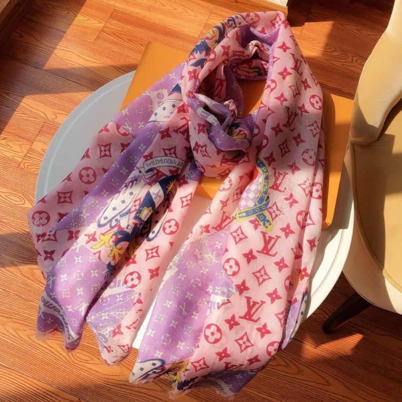 Replica 2018 LV SUPR Cashmere Women Scarves