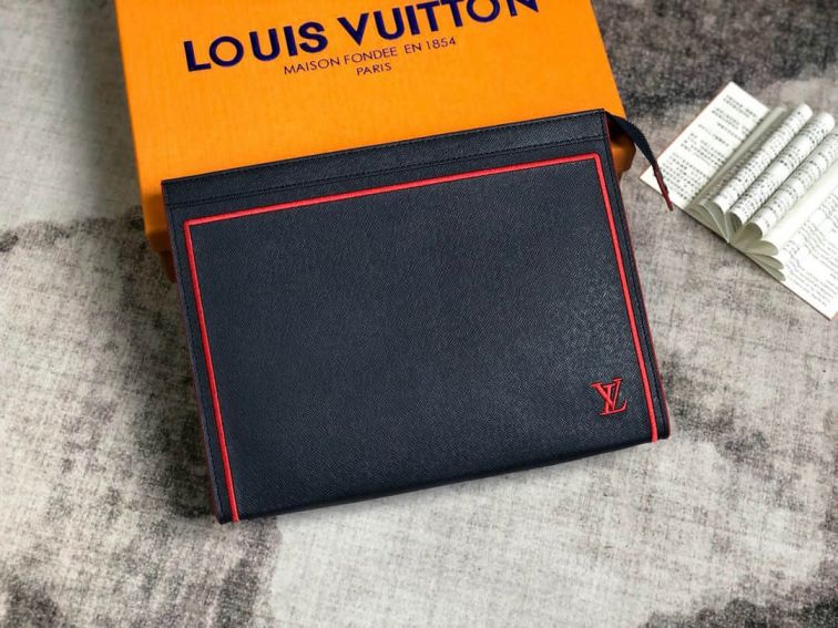 Replica LV M61692 Red Men Clutch Bags