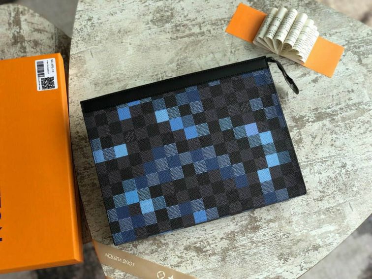 Replica LV M41696 Blue POCHETTE VOYAGE Clutch Bags