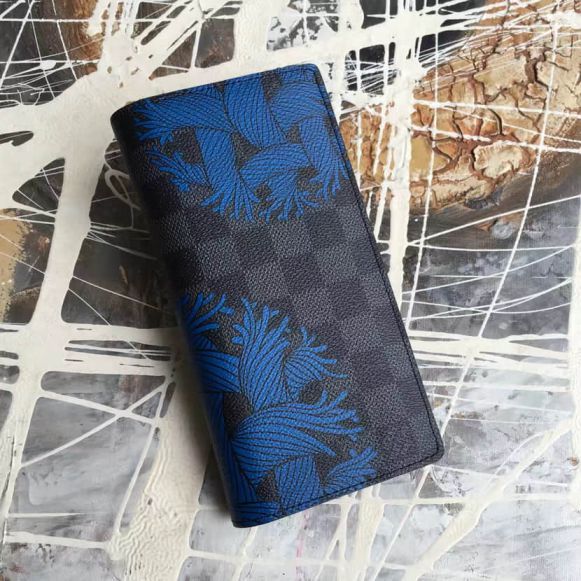 Replica LV Damier Graphite Canvas Rope BRAZZA Bi Fold N41677 Wallets