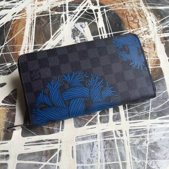Replica LV ZIPPY ORGANIZER Men Print Rope Zip Bi Fold N41683 16 Limited Edition Wallets