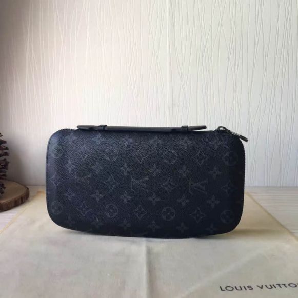 Replica LV Men Damier Graphite Canvas Atoll Bi Fold N30652 Clutch Bags