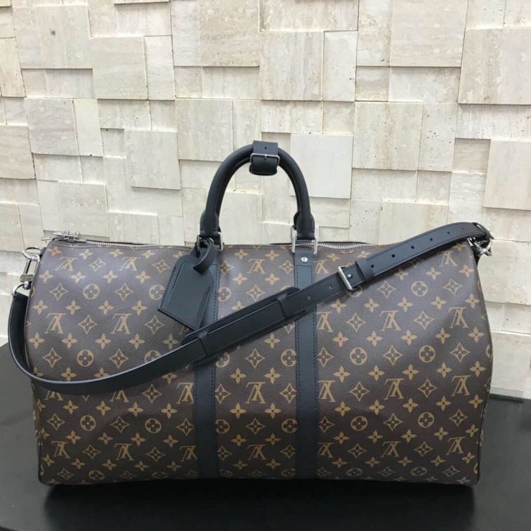 Replica LV M56714 KEEPALL 55 with Shoulder Strap Travel Bags