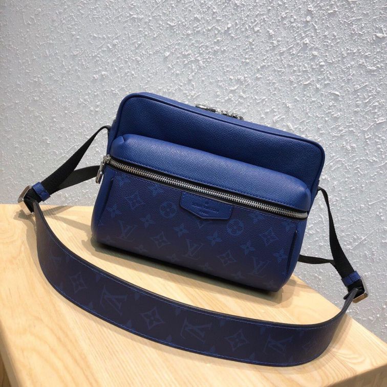 Replica LV M30242 Blue OUTDOOR Messenger Shoulder Bags