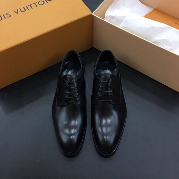 Replica LV Leather Dress Men Sandals