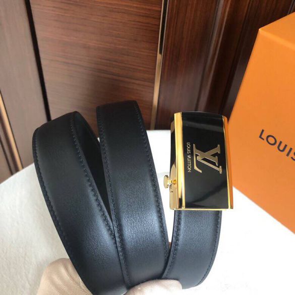 Replica LV Classic Causal ReversibleMen Leather Belts
