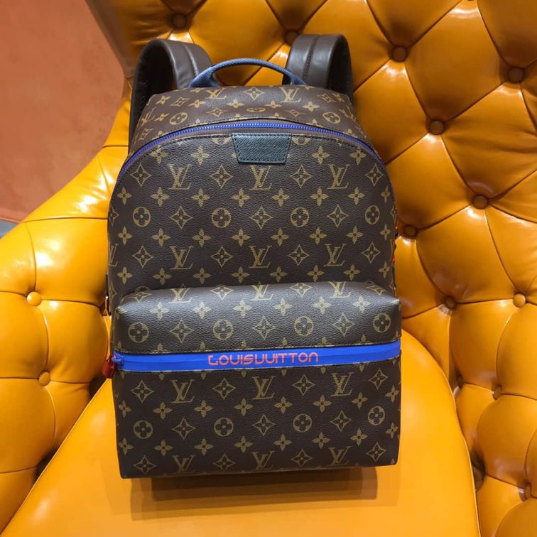 Replica LV 2018 Men Monogram Blue M43849 Backpack Bags