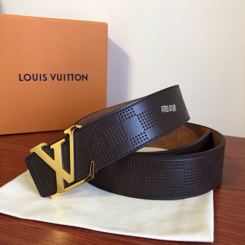 Replica LV Leather 40cm Men Belts