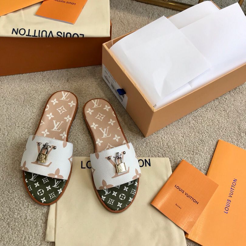 Replica LV LOCK IT Sandals 1A5809 Women Sandals