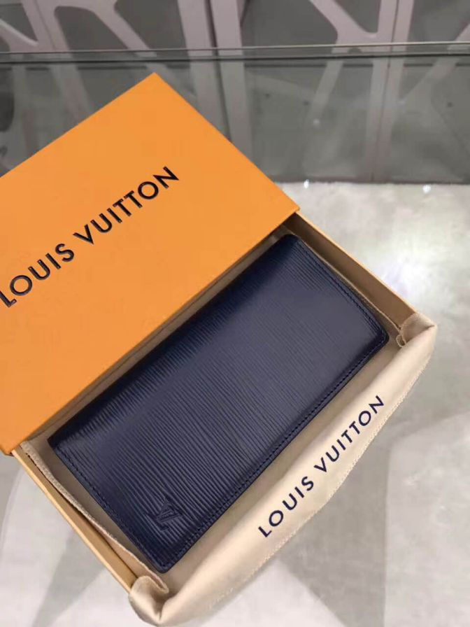 Replica LV M6201816 Epi Long Bi Fold Brazza Bi Fold Wallets