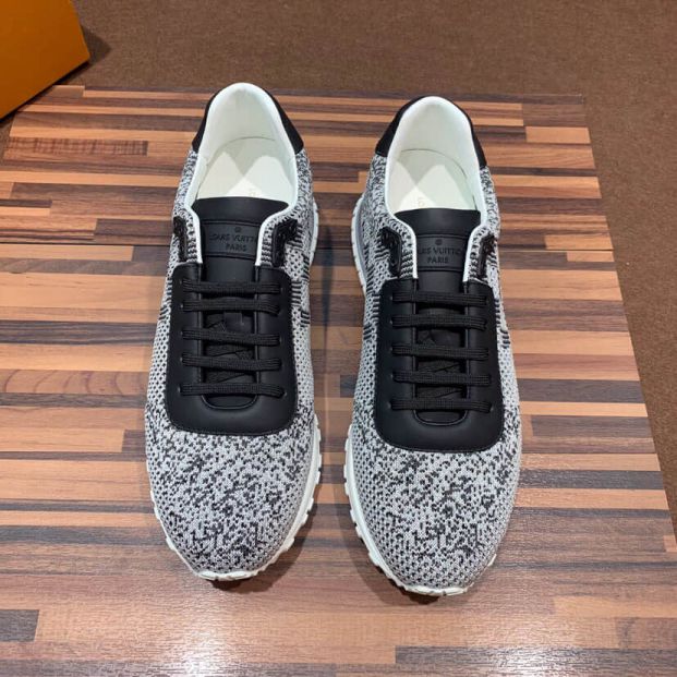Replica LV Leather Reflective Men Sneakers