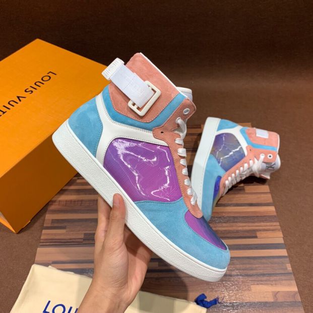 Replica LV Monogram Rivoli Men Sneakers