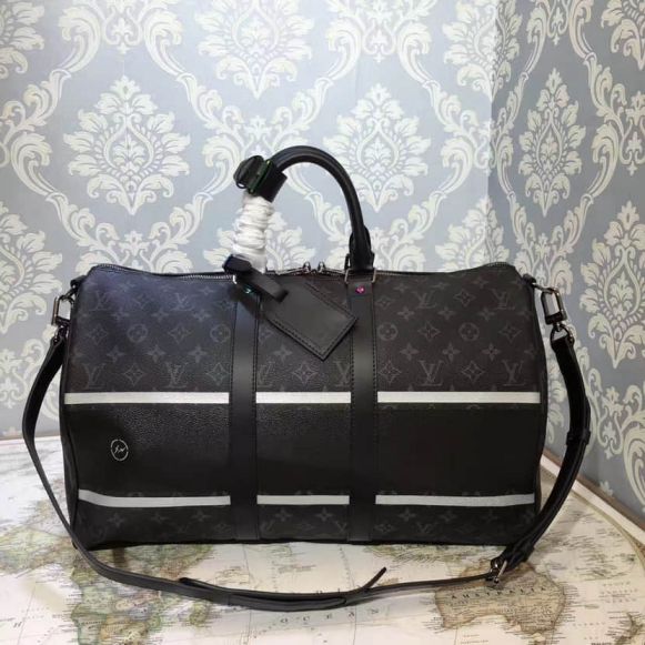 Replica LV x Fragment Design Hiroshi Fujiwara Japan KEEPALL 45 M43413 Travel Bags
