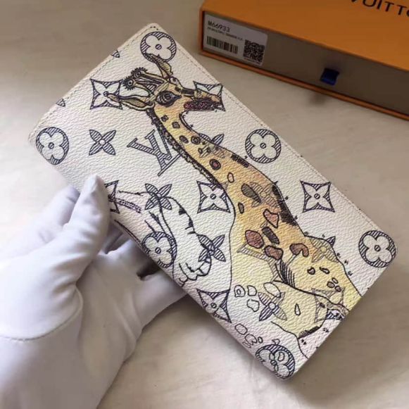 Replica LV Monogram Other Giraffe Print BRAZZA Bi Fold M66933 Wallets