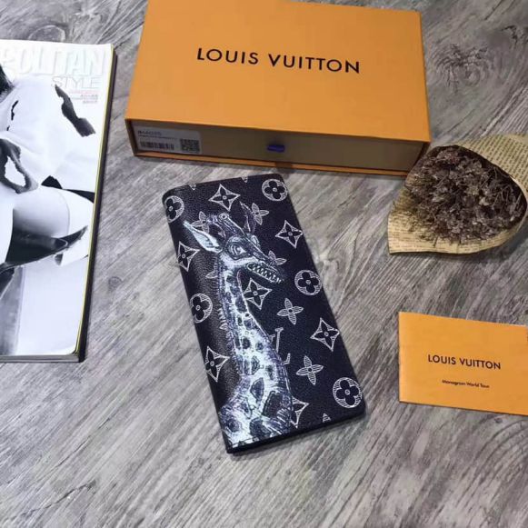 Replica LV Monogram Other Giraffe Print BRAZZA Bi Fold M66025 Wallets