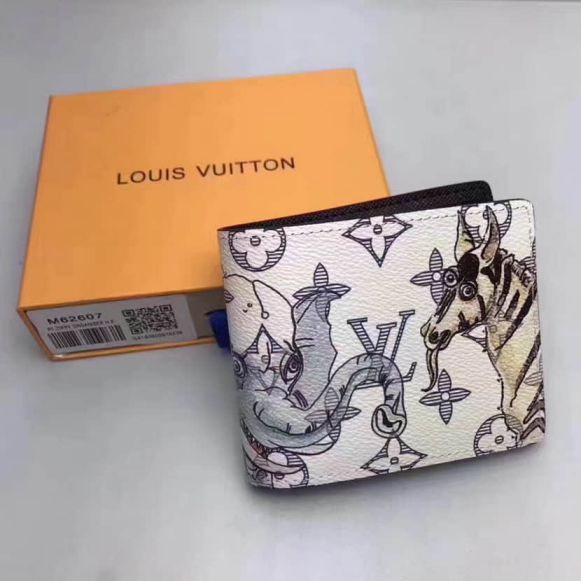 Replica Monogram Other Zebras and Elephants Print MULTIPLE Bi Fold M62607 Wallets