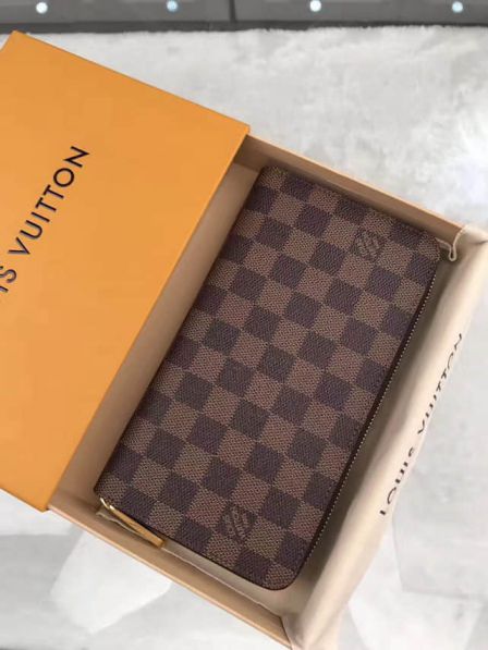 Replica LV Damier Graphite Canvas ZIPPY ORGANIZER Zip Bi Fold N60003 Wallets