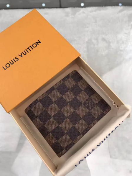 Replica LV Damier MULTIPLE Men Short Bi Fold N60895 Wallets