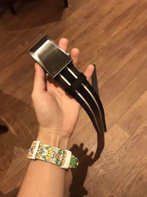 Replica LV M9085S Monogram Eclipse DYNAMO 35 mm Men Belts