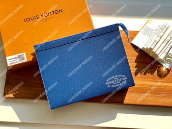 Replica LV Pochette Voyage Cobalt Blue