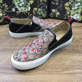 Replica Gucci GG Supreme Snake Slip on Sneaker